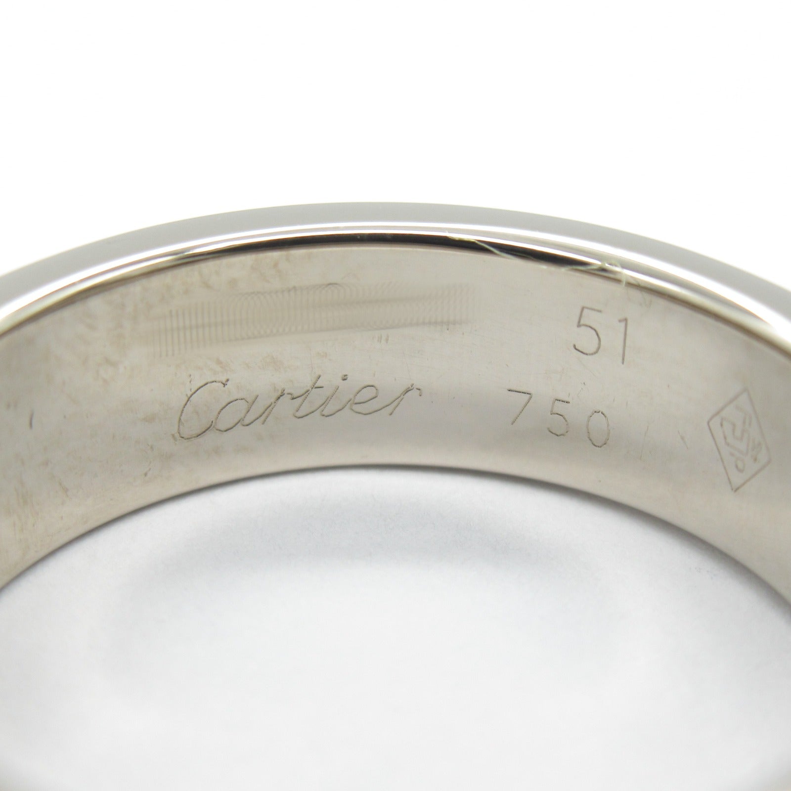Cartier Cartier Ring Ring Ring Jewelry K18WG (White G)  Women&#39;s Silver