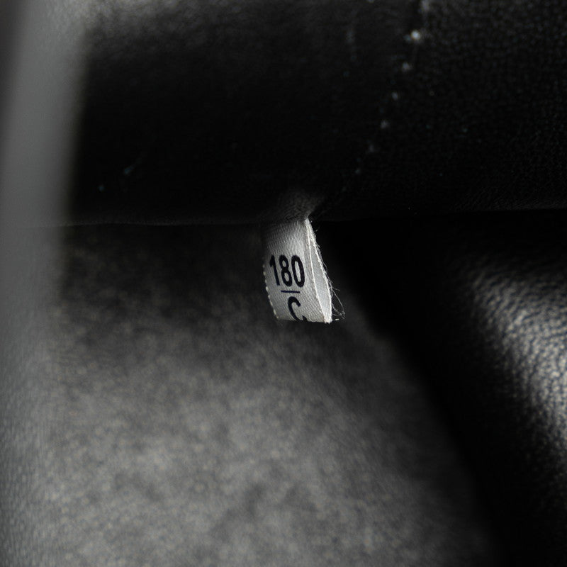 Prada Vertical Handbag 2WAY 1BE015 White Black Leather  Prada