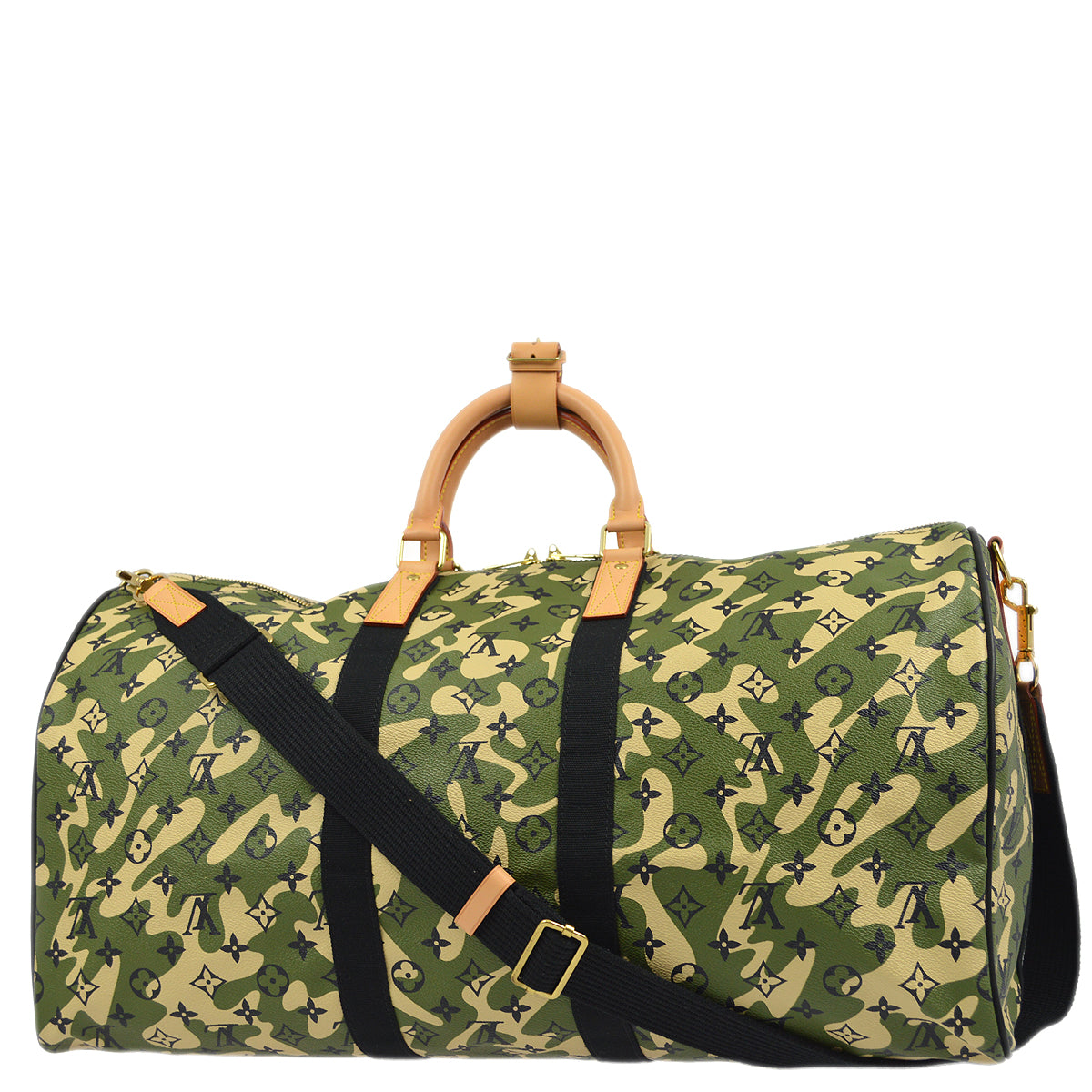 Louis Vuitton Keepall Bandouliere 55 Monogramouflage 2way Duffle Bag M95774