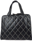 Chanel 2001-2003 Wild Stitch Handbag Black Calfskin
