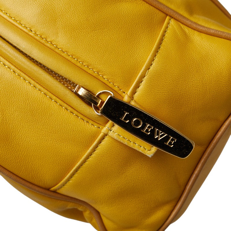 Loewe Anagram 迷你手提包 黃色皮革 LOEWE