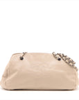 Chanel Coco Caviar S Chain Shoulder Bag Beige Gummetal G  13th