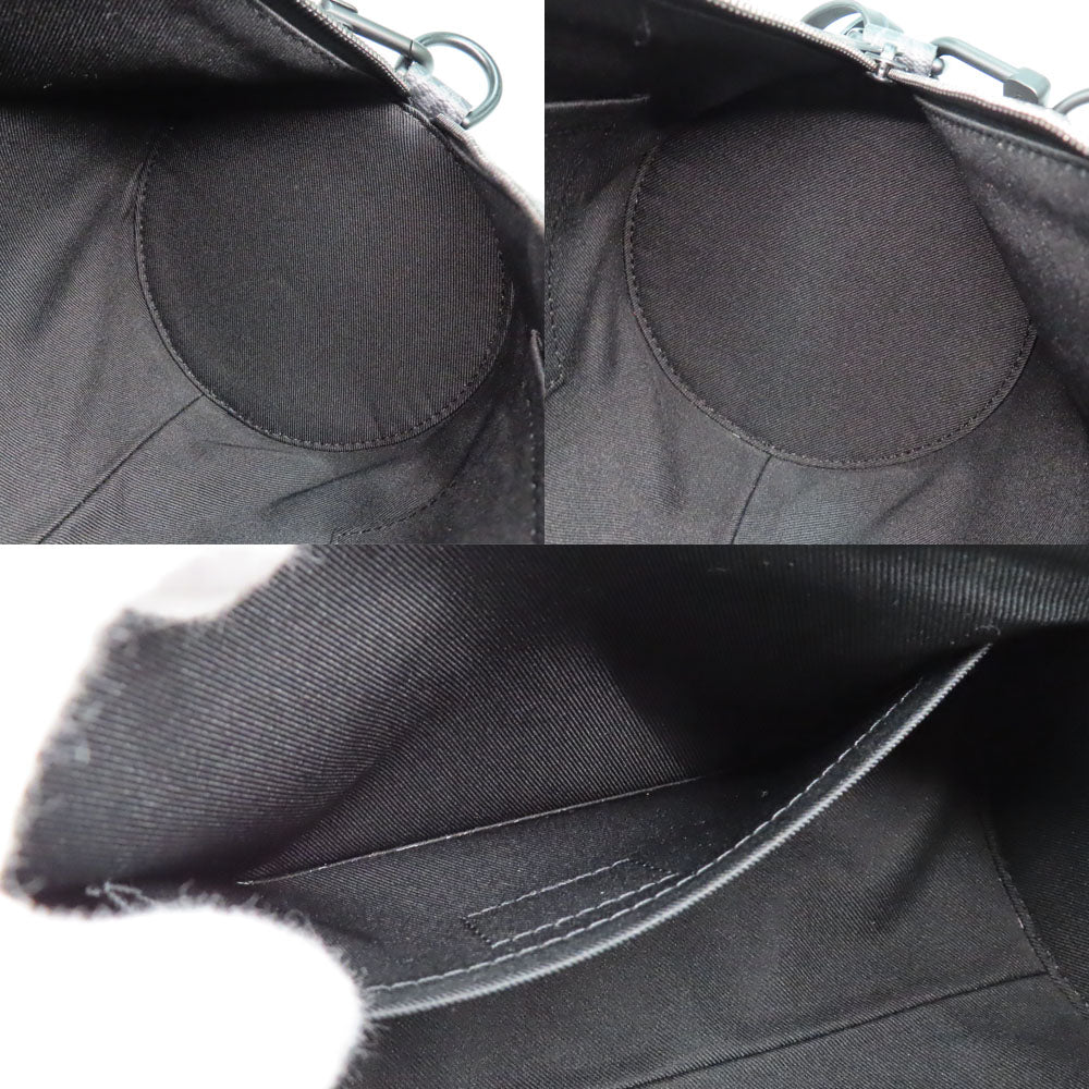Louis Vuitton PM M46796 Monogram Eclipse Shoulder Bag 2WAY Black Gr Leather