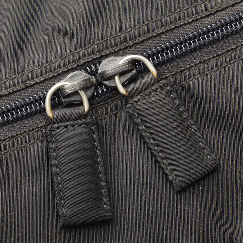 Prada Triangle Logo  Briefcase  Business Bag 2WAY V361 Black Nylon Leather Men PRADA 【High-Range】 Vintage