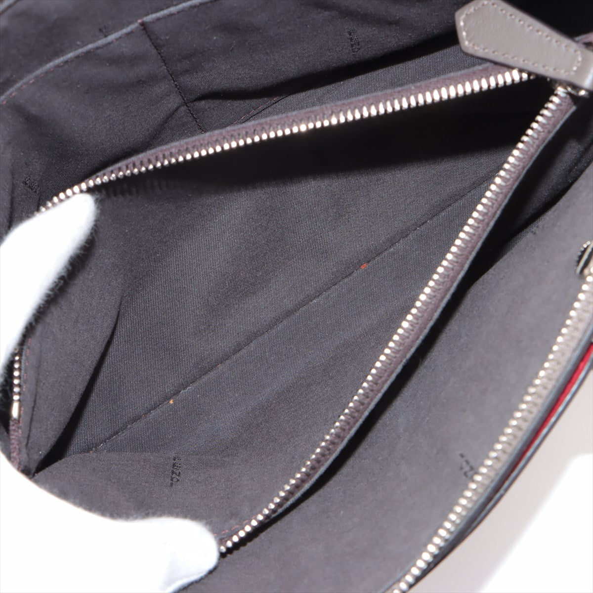 Fendi Byzaw Medium Leather 2WAY Handbag Red  Pink 8BL124
