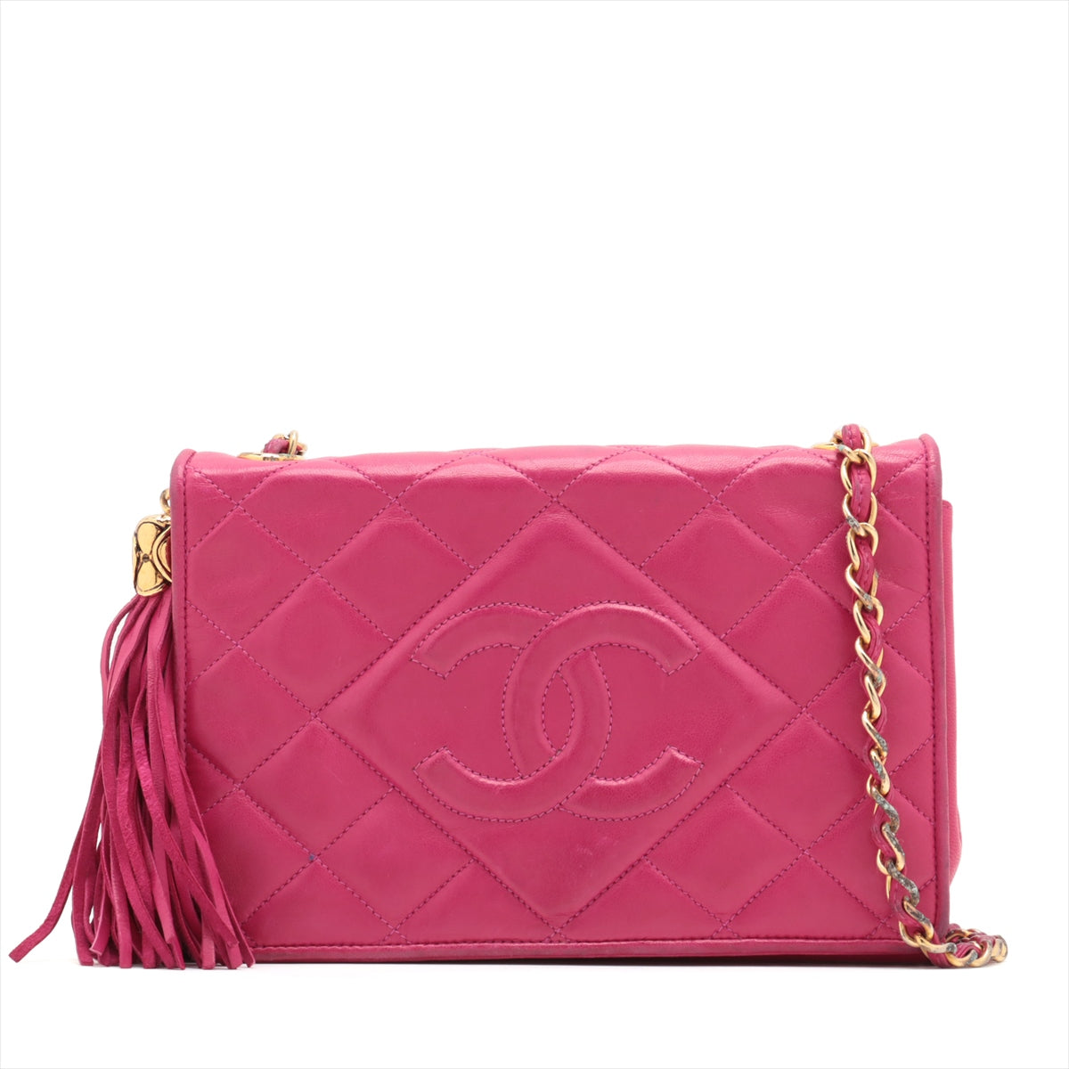 Chanel Matrasse in Chain 單肩包 Pink G 1st