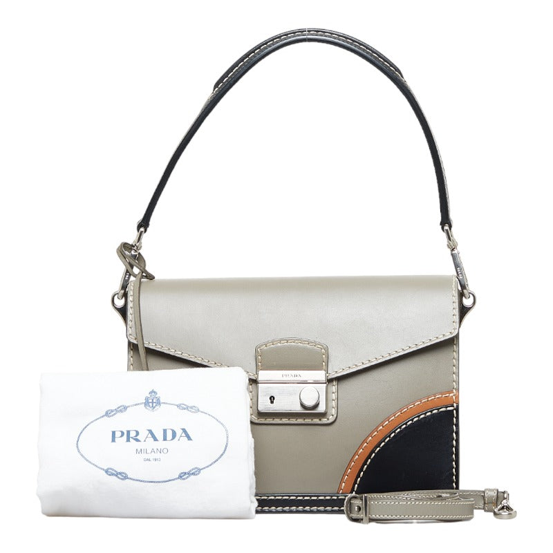 Prada Handbag 2WAY Gr Multicolor Leather  Prada