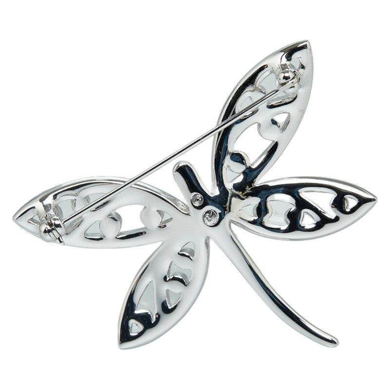 Swarovski Tombo Dragonfly Motif Brooch Silver Plated Glass  SWAROVSKI