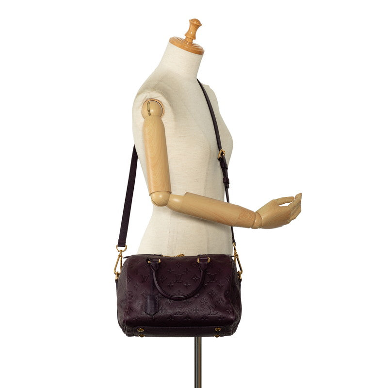 Louis Vuitton Monogram Amplant Speedy Bandouliere 25 Handbag Shoulder Bag 2WAY M40765 Of Purple Leather  Louis Vuitton