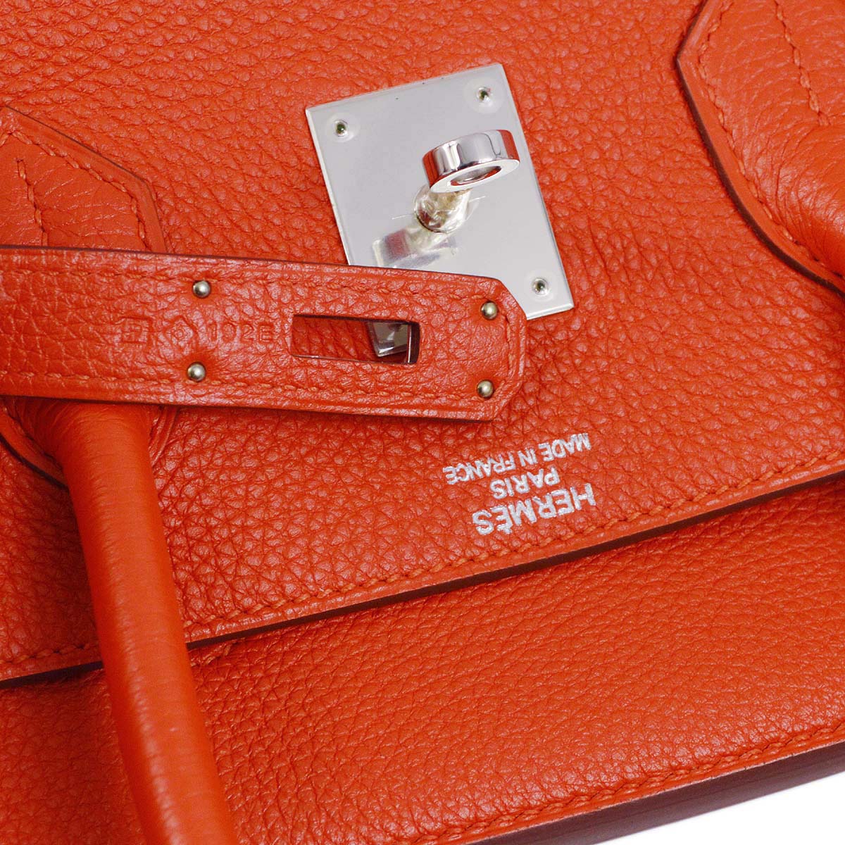 Hermes Red Togo Birkin 35 Handbag
