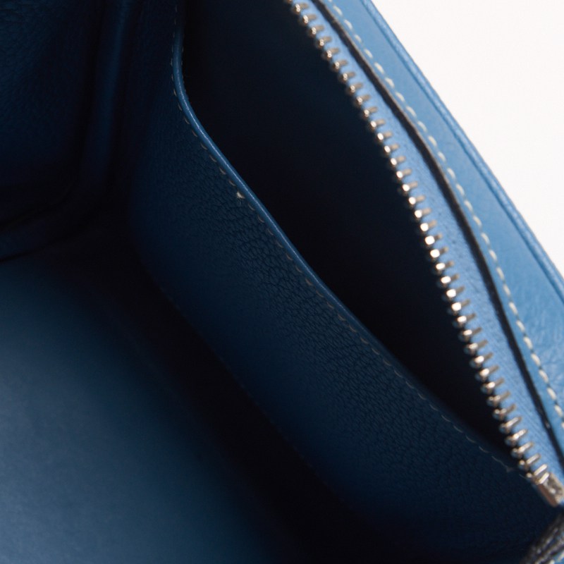 HERMES Lindy 30 2w Shoulder Bag  Clemence Blue Jean (Silver G ) Starmark Shoulder Bag Mini shoulder Bag  Shoulder Bag Blue Jean (Silver Gold Tools) Starmark Shoulder Bag Mini shoulder Bag Lady Shoulder Bag