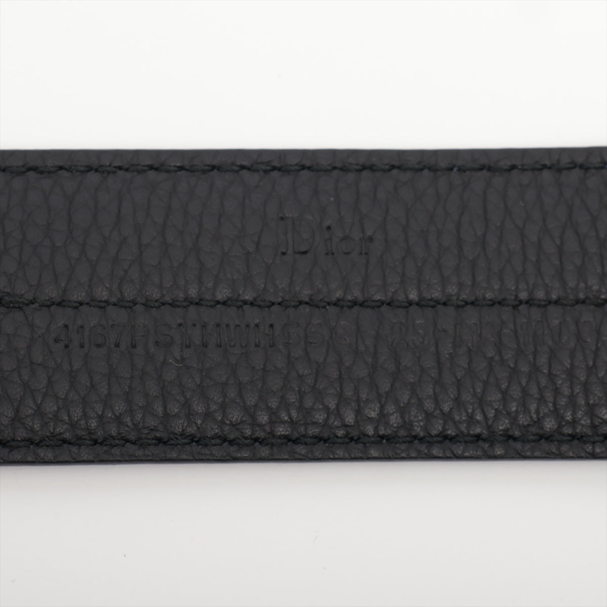 Dior CD Logo Belt GP  Leather Black