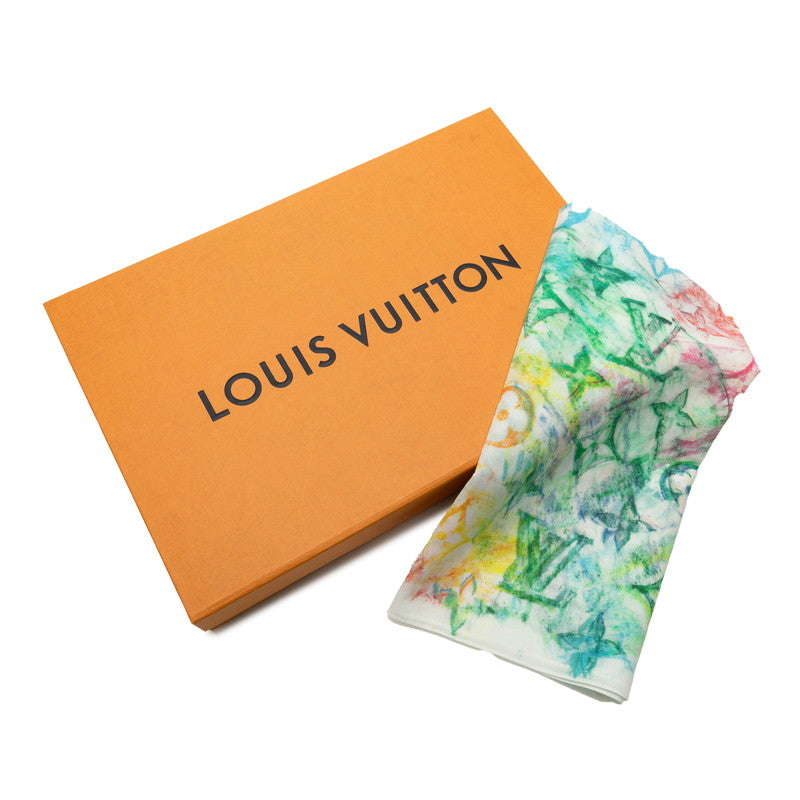 Louis Vuitton Monogram Pastel Mask Bandana  Cover 3 Set MP2887 Green Orange Multicolor Cotton  Louis Vuitton