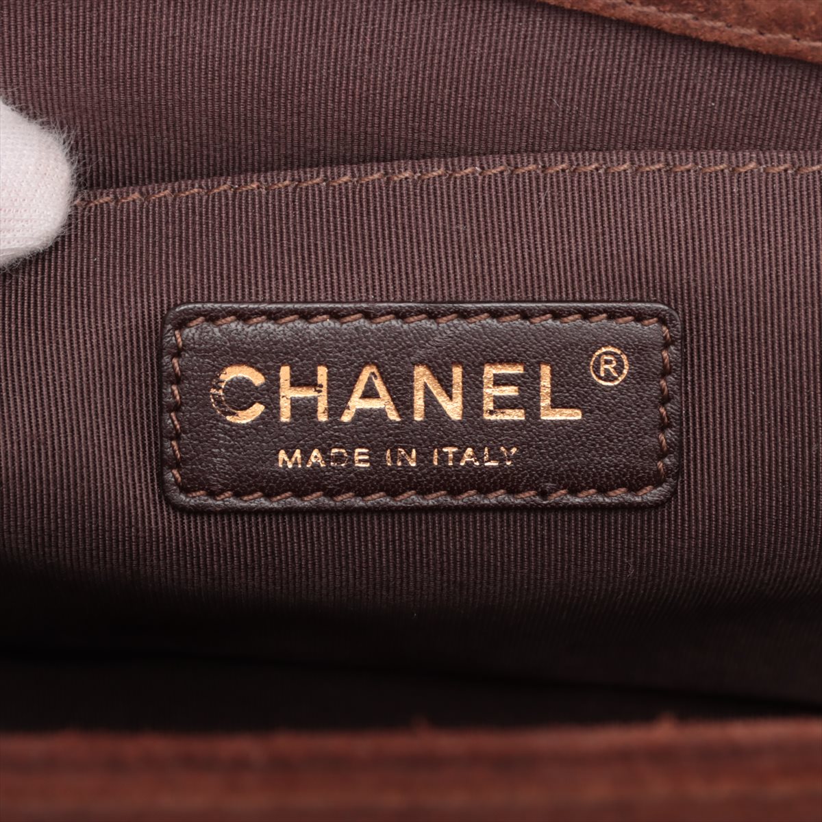 Chanel Boy Chanel 25 Leather X Suede Chain Shoulder Bag Bordeaux X Brown G  18th