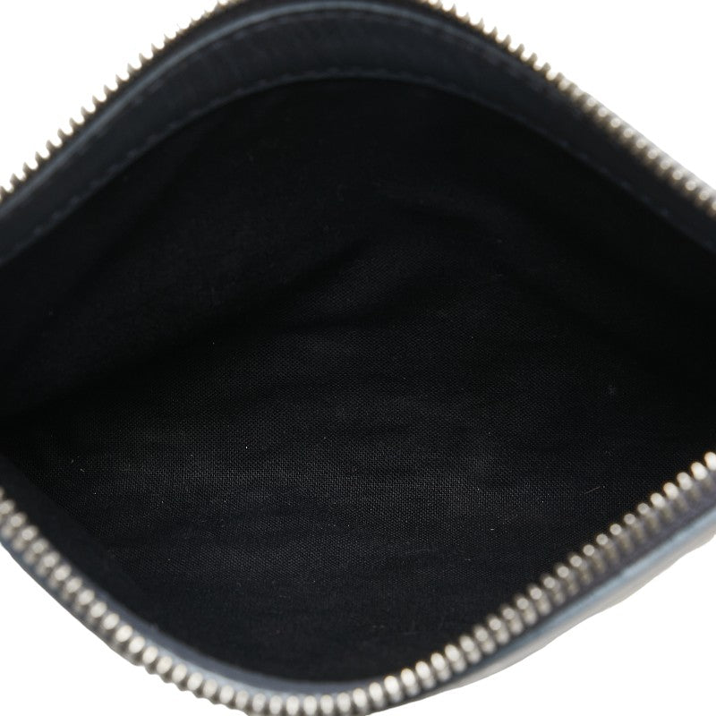 Balenciaga Logo Navy Cabas S Tote Shoulder Bag 339933 White Grey Canvas Leather