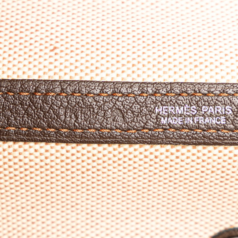 Hermes Garden Party PM Tote Bag Natural Brown