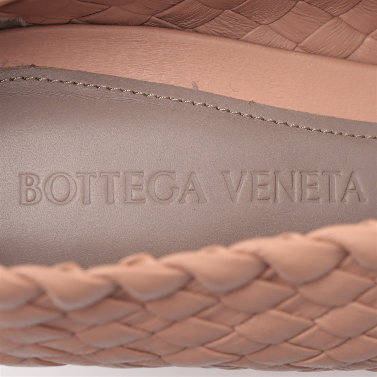 Bottega Veneta Leather Pump 35 1/2  Beige 608850 Armond Interchart