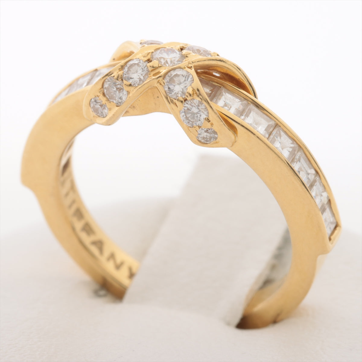 Tiffany  Diamond Ring 750 (YG) 4.2g
