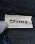 Celine Macadame Fed Umbrella Cotton  Polyester Blue × Grey UV Cut 1st Class Shade f