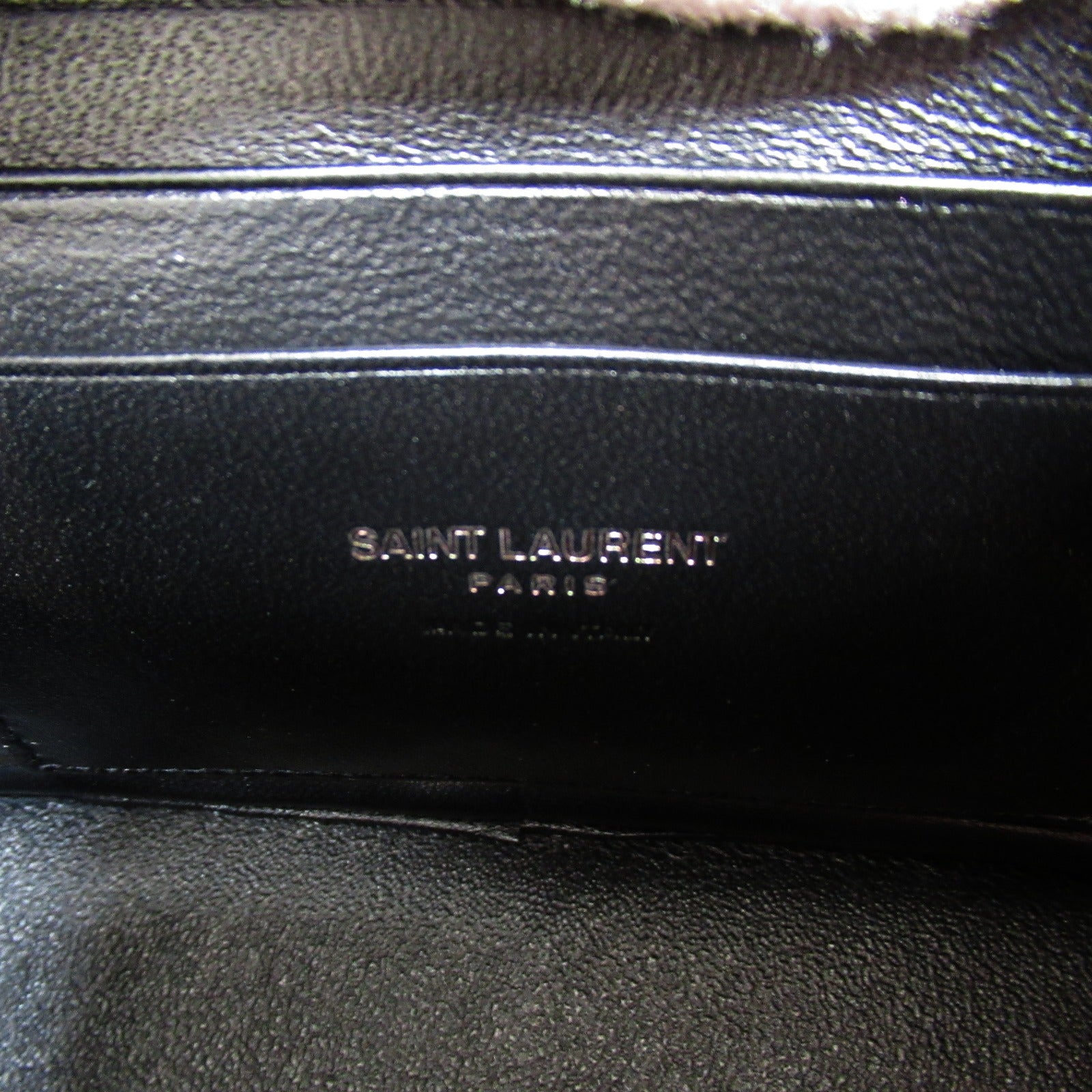 Saint Laurent SAINT LAURENT Chain Shoulder Bag Leather Bag  Black 748849DV7081000