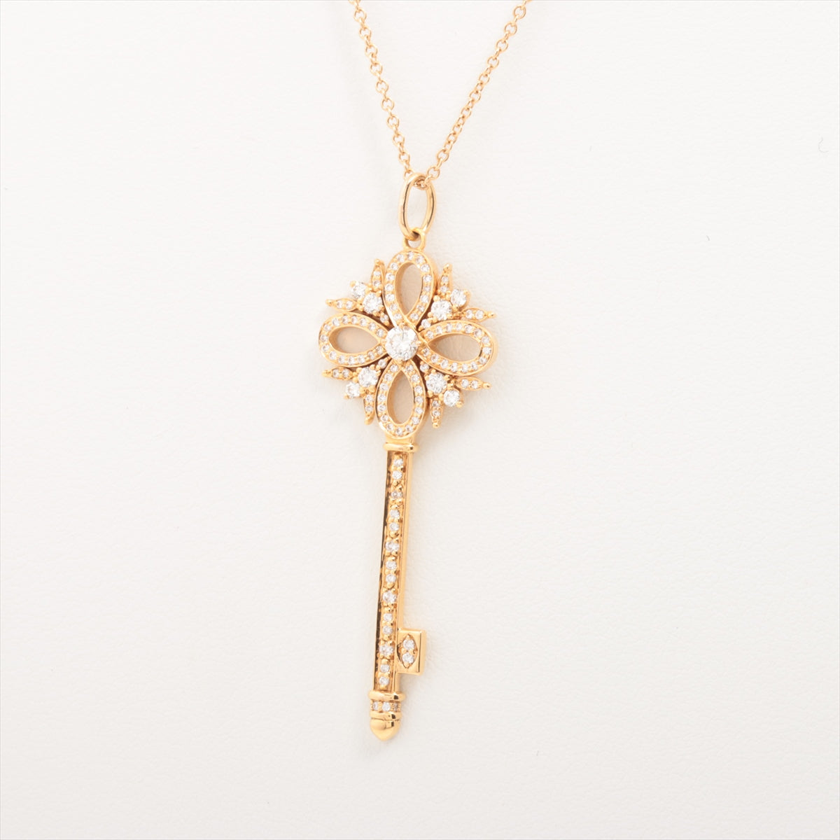 Tiffany Victoria Key Diamond Necklace 750 (PG) 5.0g
