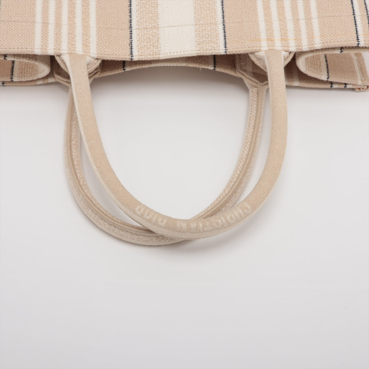 Christian Dior Book Tote Small Linen  Bag Beige Tote Bag
