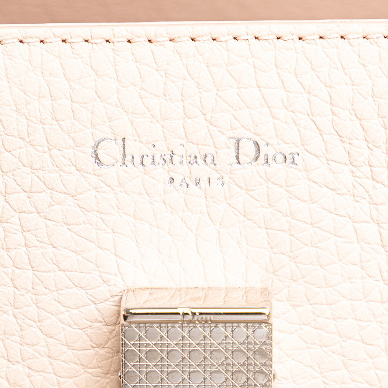 Dior EVER Handbag 2WAY M7001PTLW Pink Beige Leather  Dior