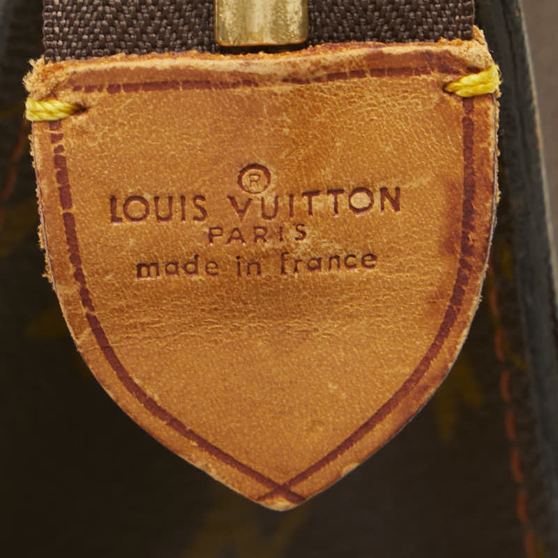 Louis Vuitton Monogram Sax Triangle Handbag M51360 Brown PVC Leather  Louis Vuitton