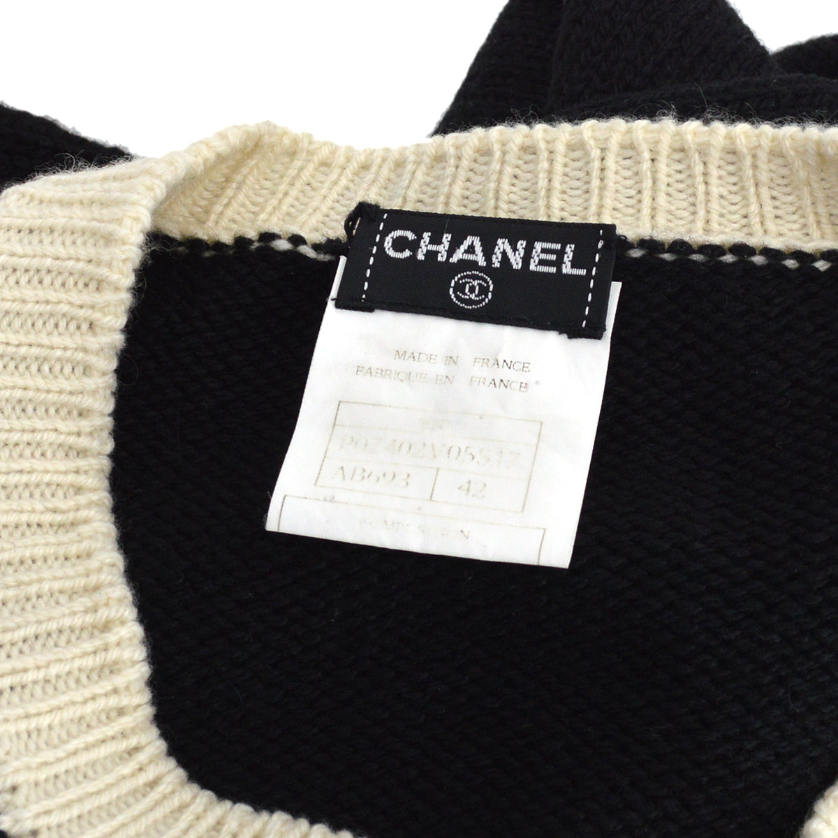 Chanel Sweater Black 96A 