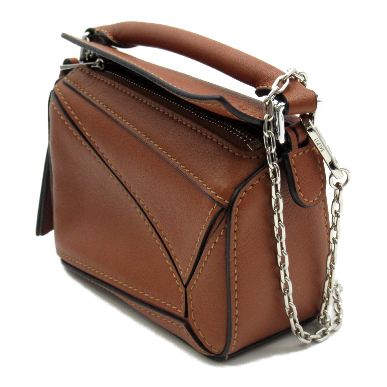 Loewe LOEWE Puzzle Bag Mini Shoulder Bag Shoulder Bag Leather  Brown Collection