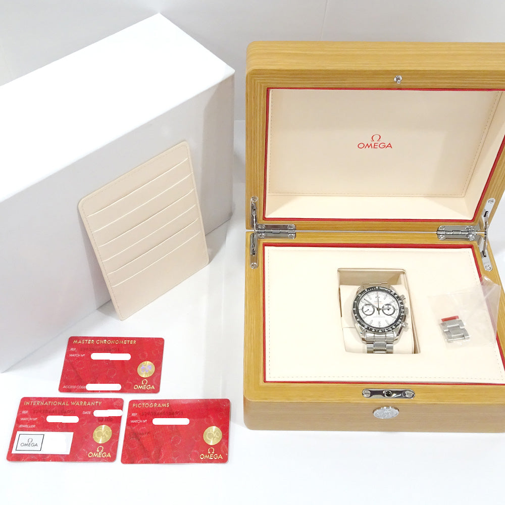 Omega Speedmaster Racing Coaxial Muster Chronometer White 329.30.44.51.04.001