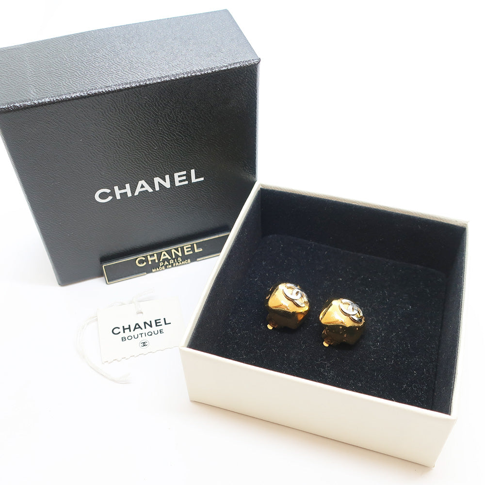 Chanel Earring Coco Silver  G 1x Accessoires Fashion  Women Smaller Earrings