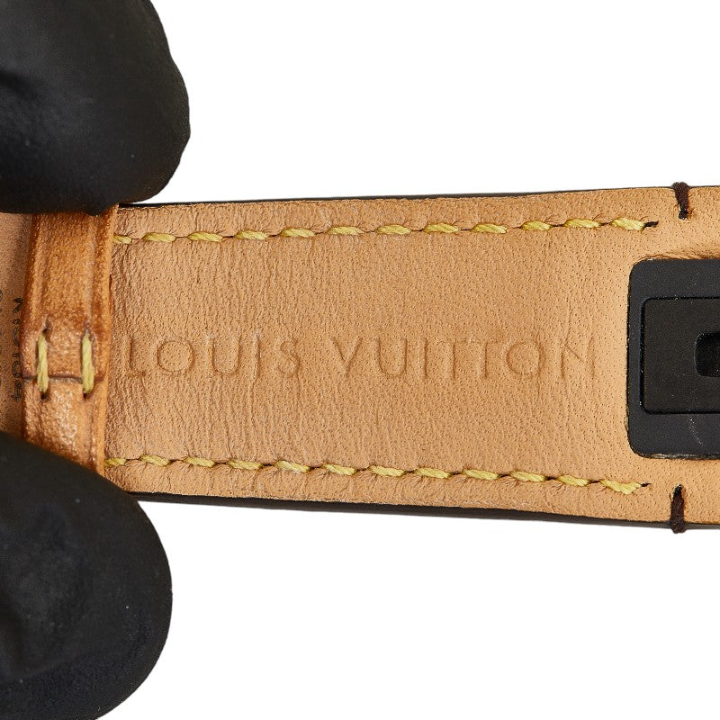 Louis Vuitton Monogram Tambour Horizon Belt Other Small R15134 Brown Leather Men LOUIS VUITTON
