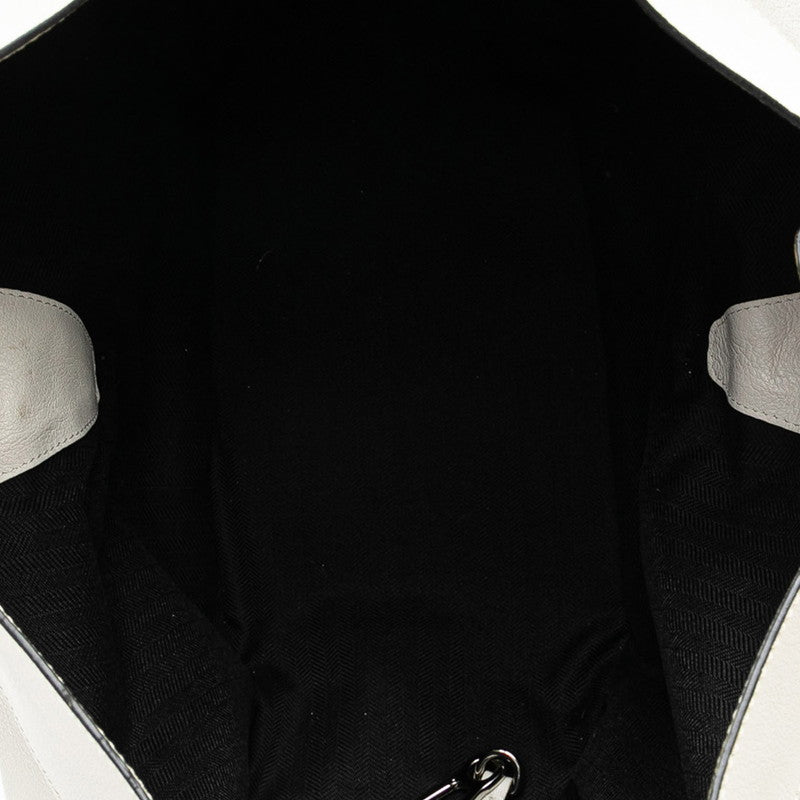Loewe Anagram Hammock Medium Handbag Shoulder Bag 2WAY White Leather  LOEWE