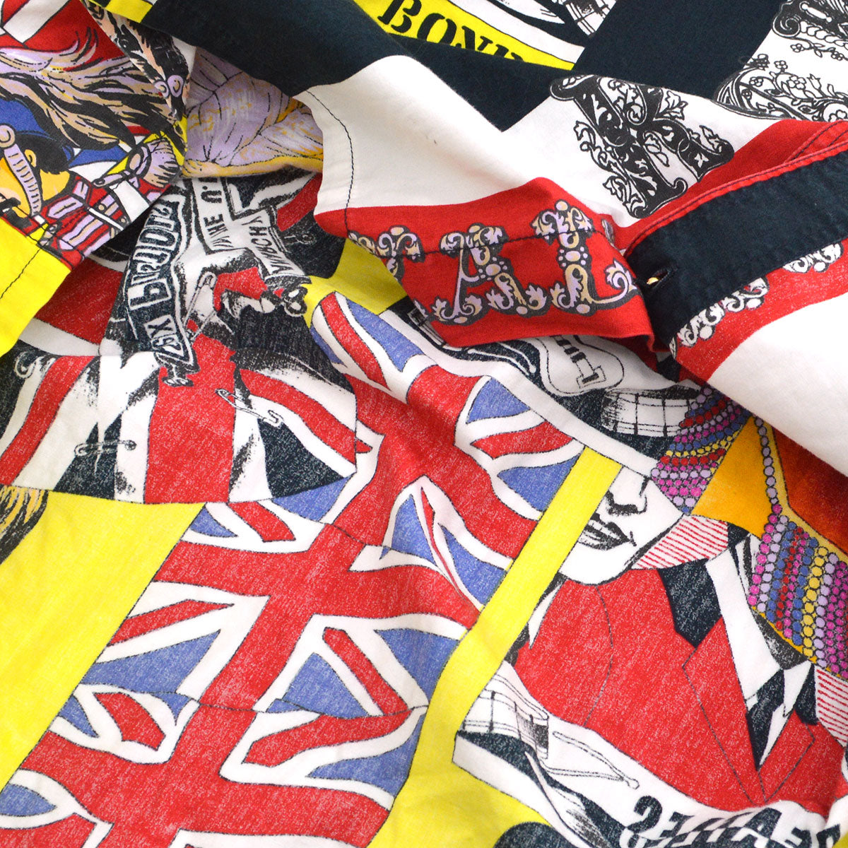 VERSACE 1990s Beatles Oxford British Royalty Shirt 