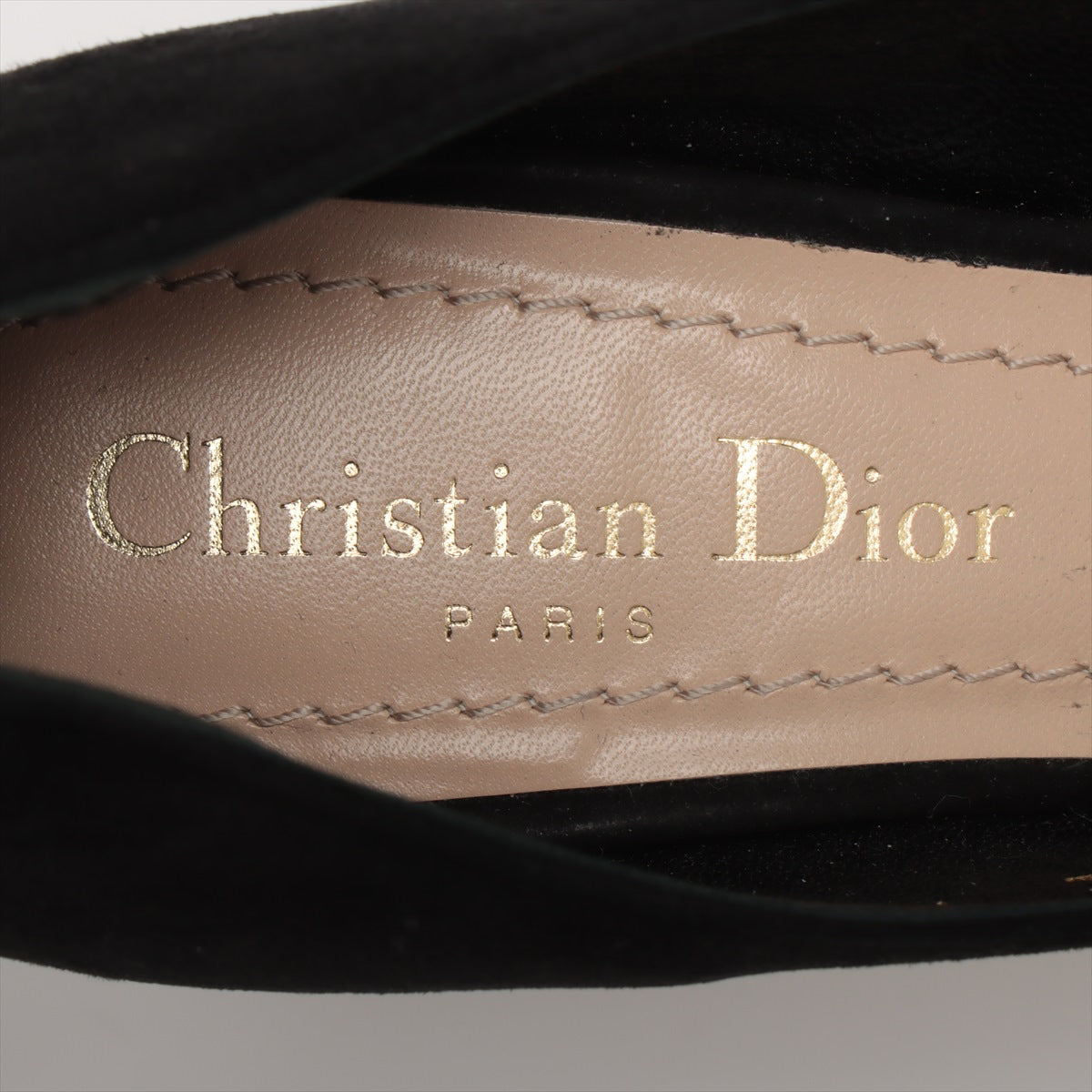 Christian Dior Suede Pumps 35 Black