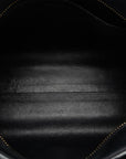 Saint Laurent Monogram Cabas Handbag 472466 Black Leather  Saint Laurent