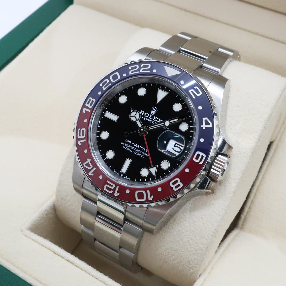 Rolex GMT Master 2 126710 BLRO Blue Red Pepsi Oysters SS 2022