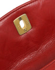 CHANEL 1980s Cosmoline Belt Bag Red Lambskin 