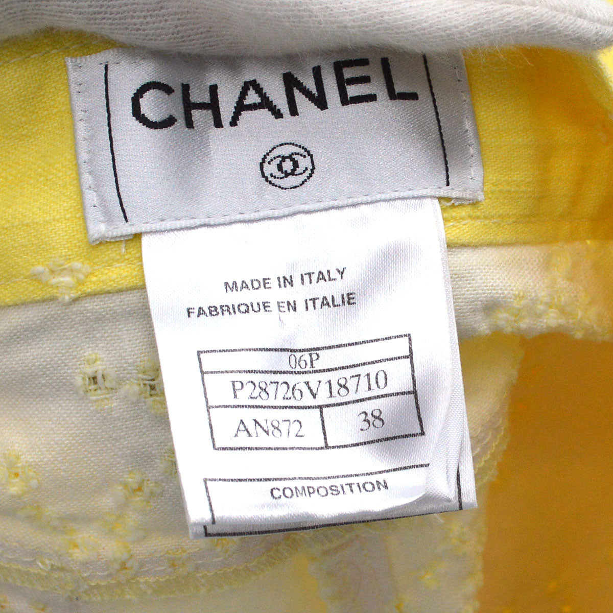 Chanel 2006 Spring broderie anglaise logo bermudas 