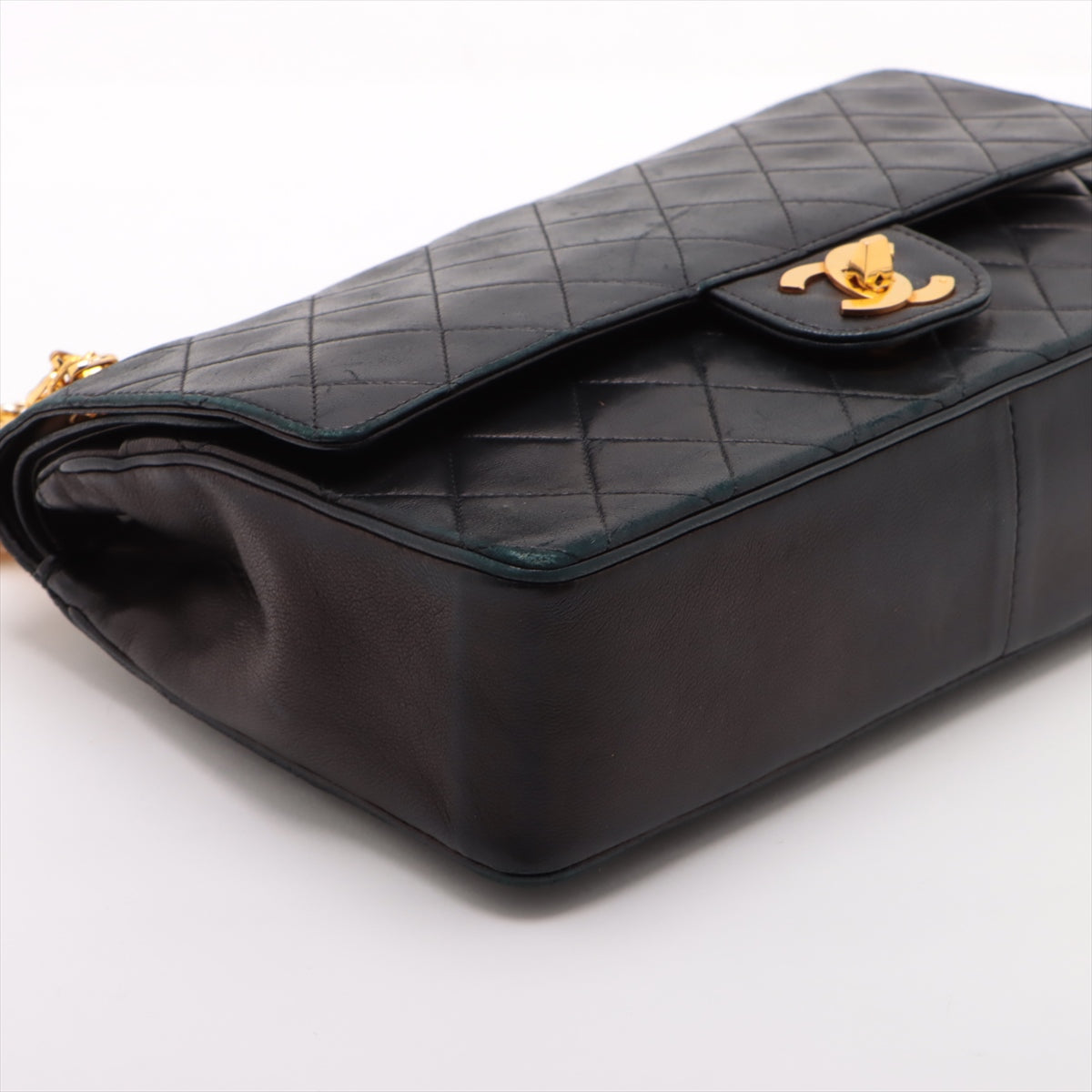 Chanel Matrasse  Double Flap Double Chain Bag Black G