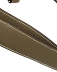 Hermes 2009 Etoupe Gray Taurillon Clemence Picotin Lock TGM Handbag