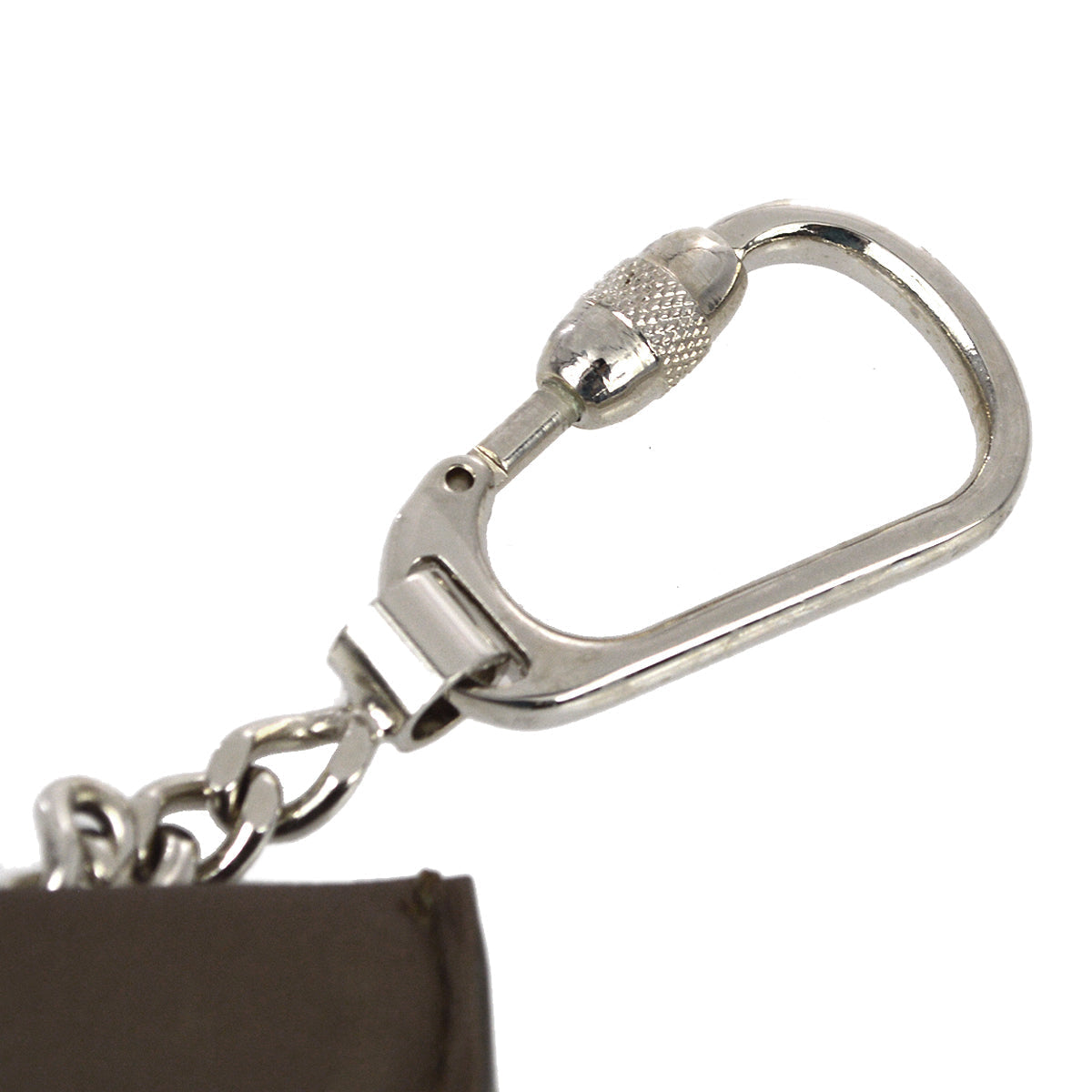 Loewe 米色皮革鑰匙扣包吊飾小好