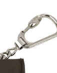 Loewe Beige Leather Key Holder Bag Charm Small Good
