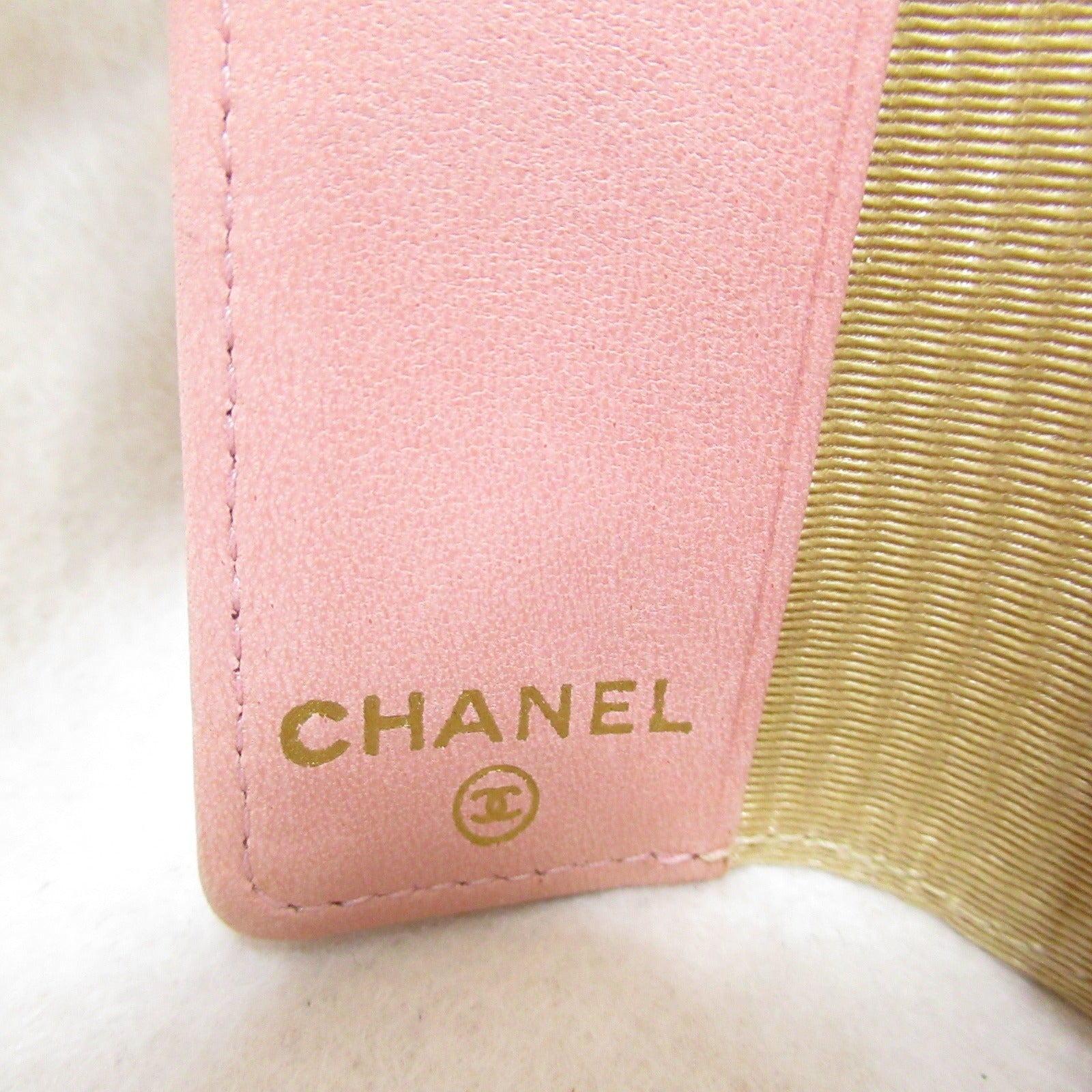 CHANEL CHANEL 6  Keycase Keycase Accessories Caviar S (Green )  Pink Series