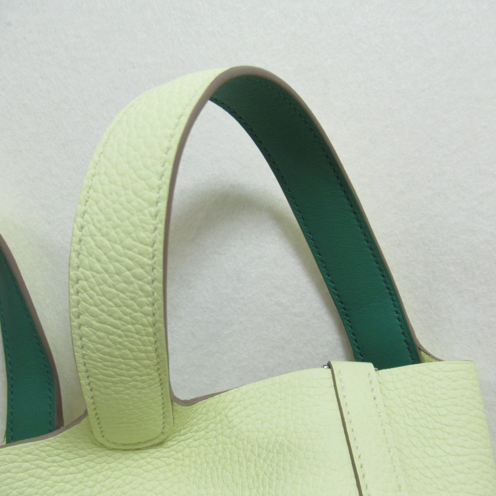 Hermes Picotin Lock PM Handbag Handbag Handbag Handbags Leather  clement  Green John Milton/Velve