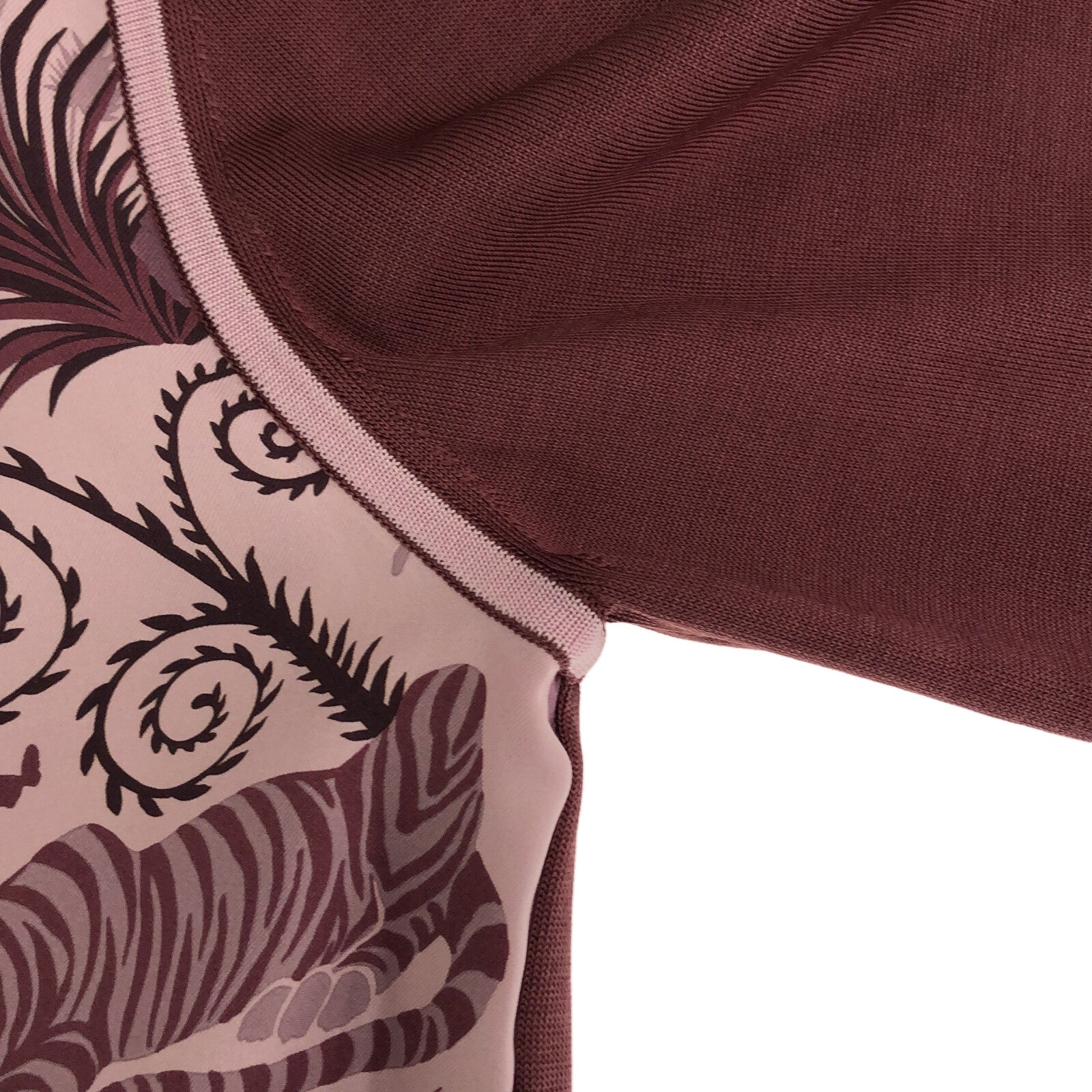 Hermes Hermes Dressing Tops Silk  Bordeaux