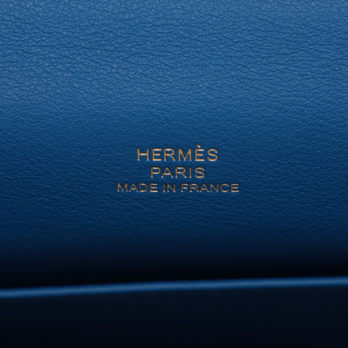Hermes Pouchkelly Mini  Blue France G  Z 2021