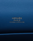 Hermes Pouchkelly Mini  Blue France G  Z 2021