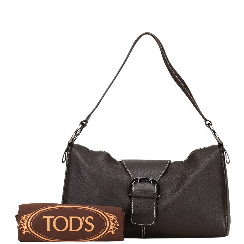 Todds one-shoulder bag brown leather ladies TOD’S